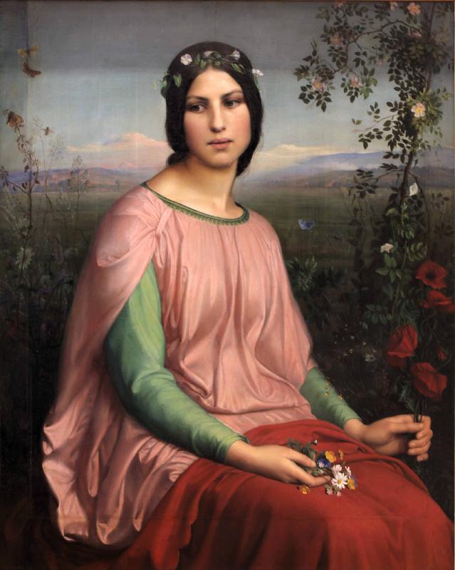 Louis Janmot Flower of the Fields Sweden oil painting art